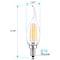 Luxrite CA11 LED Light Bulbs 7W (100W Equivalent) 800LM 4000K Cool White Dimmable E12 Candelabra Base 6-Pack LR21637-6PK - alternate 8